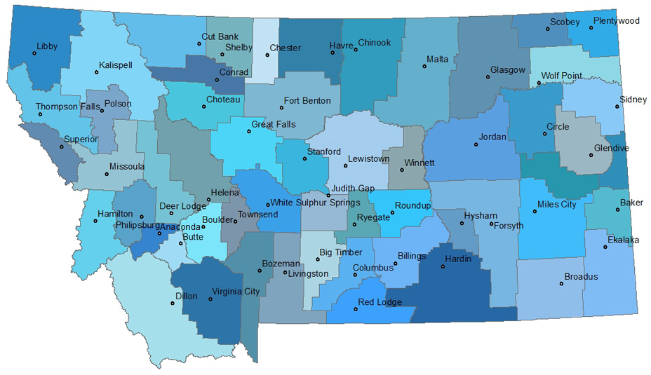 Montana Cities